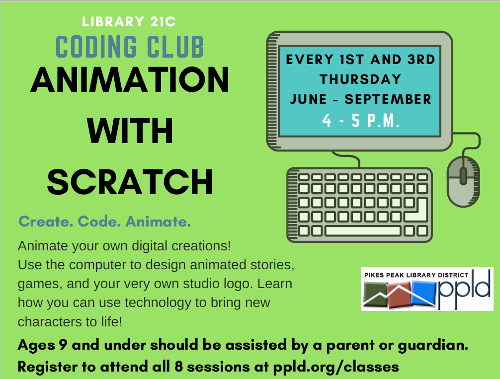 21c Coding Club Animation Pikes Peak Library District