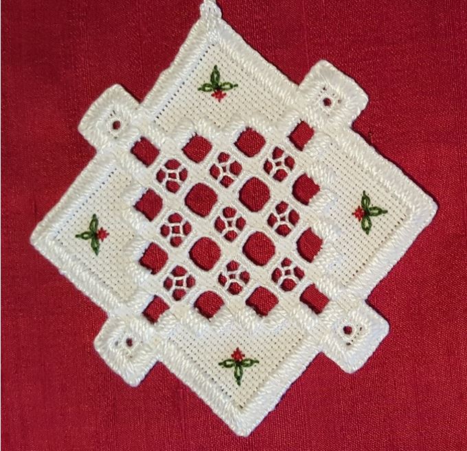 Hardanger Embroidery example