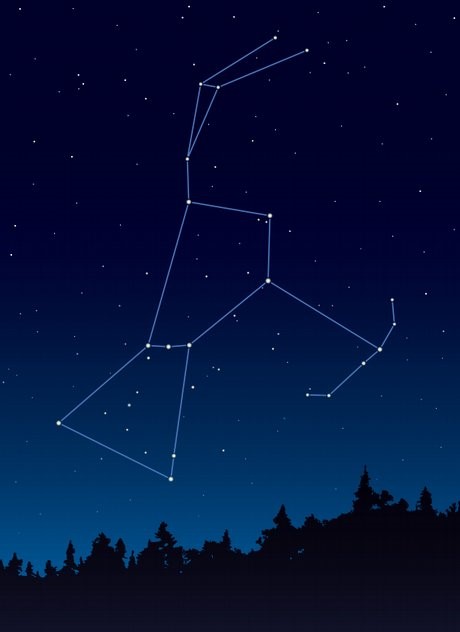 nightime sky with stars