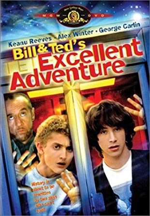 Bill and Ted's Excellent Adventure movie cover