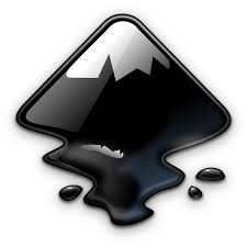 Image of the Inkscape logo, a black clipart mountain with white snow on top