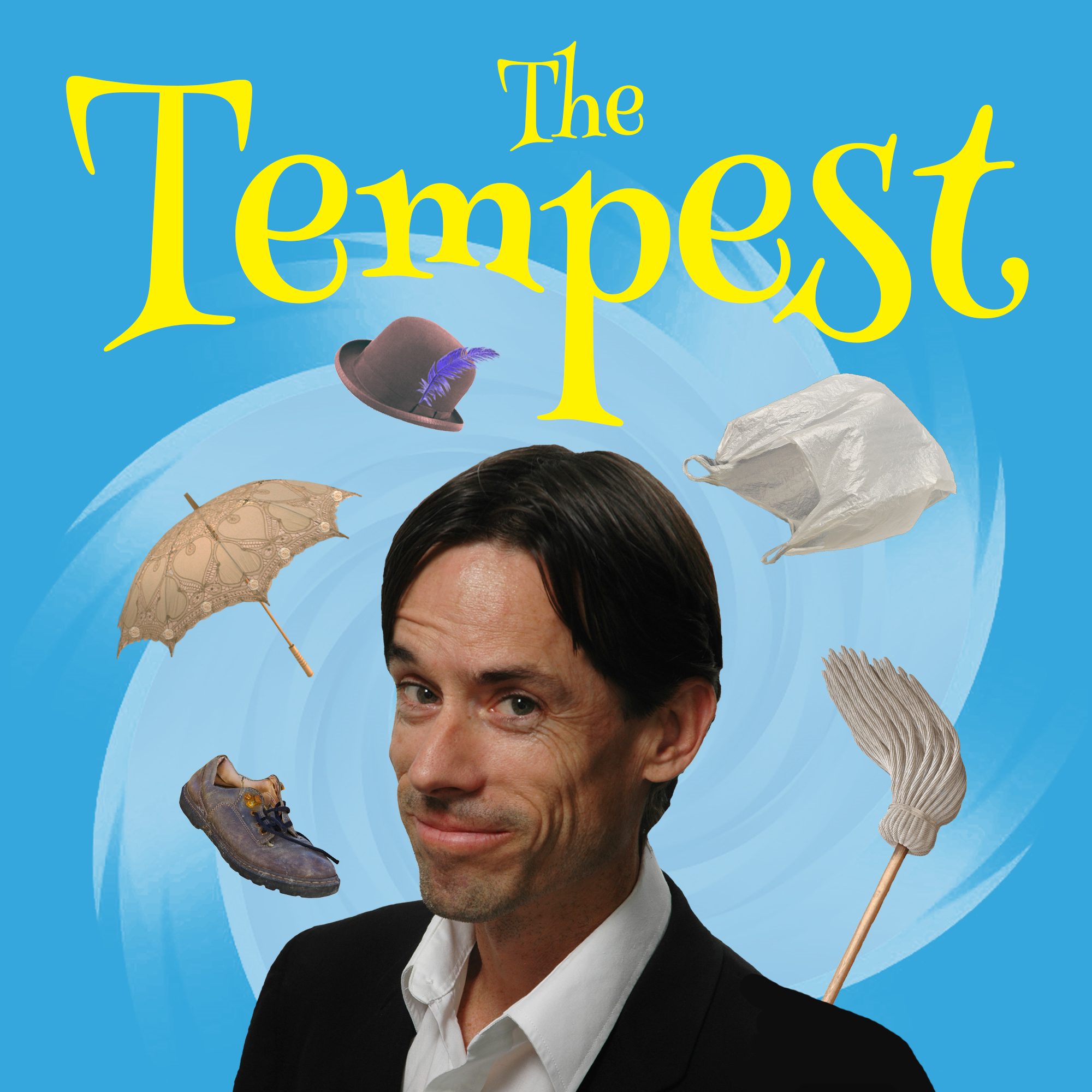 The Tempest man with floating objects