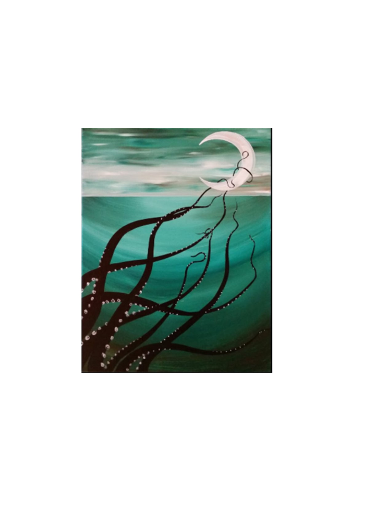 Mocktail painting: Kraken