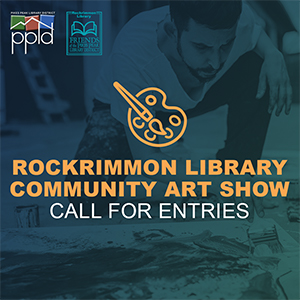 Call for entries logo with person painting
