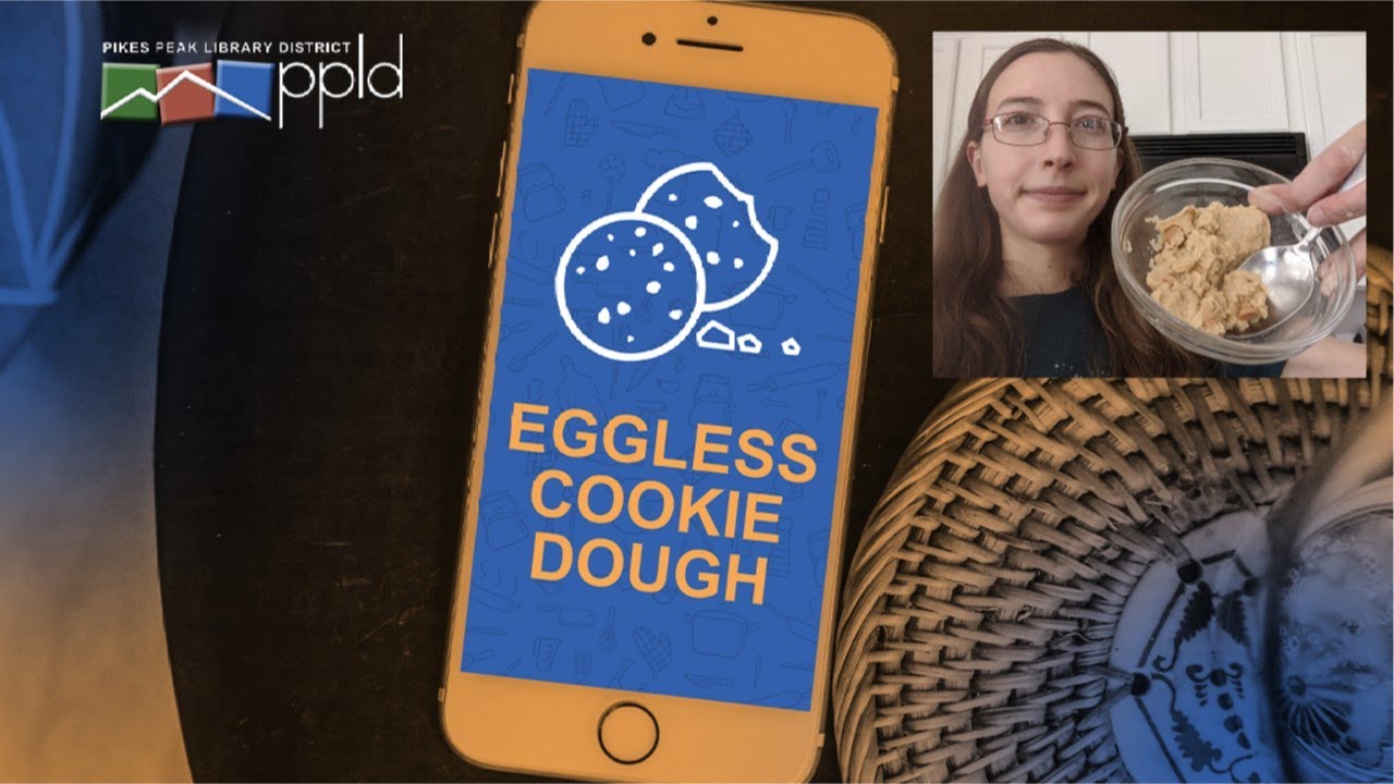 Picture of phone screen reading Eggless Cookie Dough.