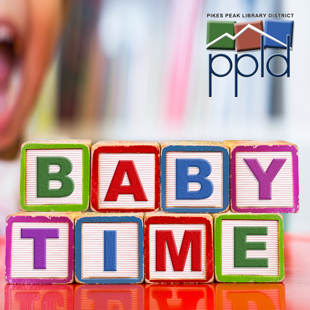 Blocks spell Baby Time