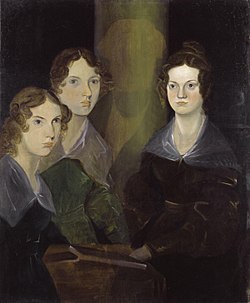 Portrait of Anne, Charlotte, and Emily Bronte