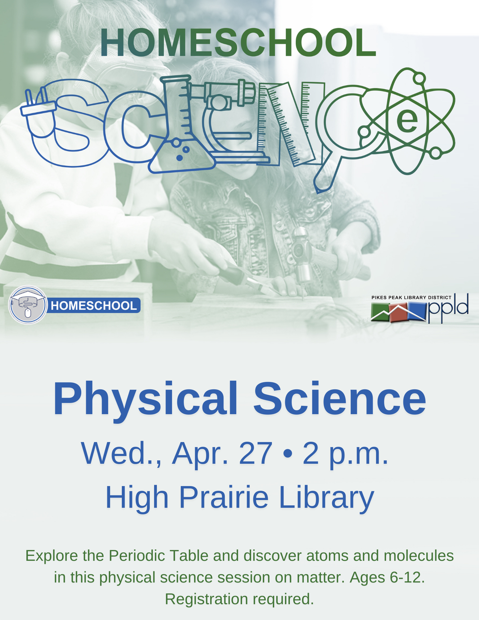 Homeschool Physical Science Flyer