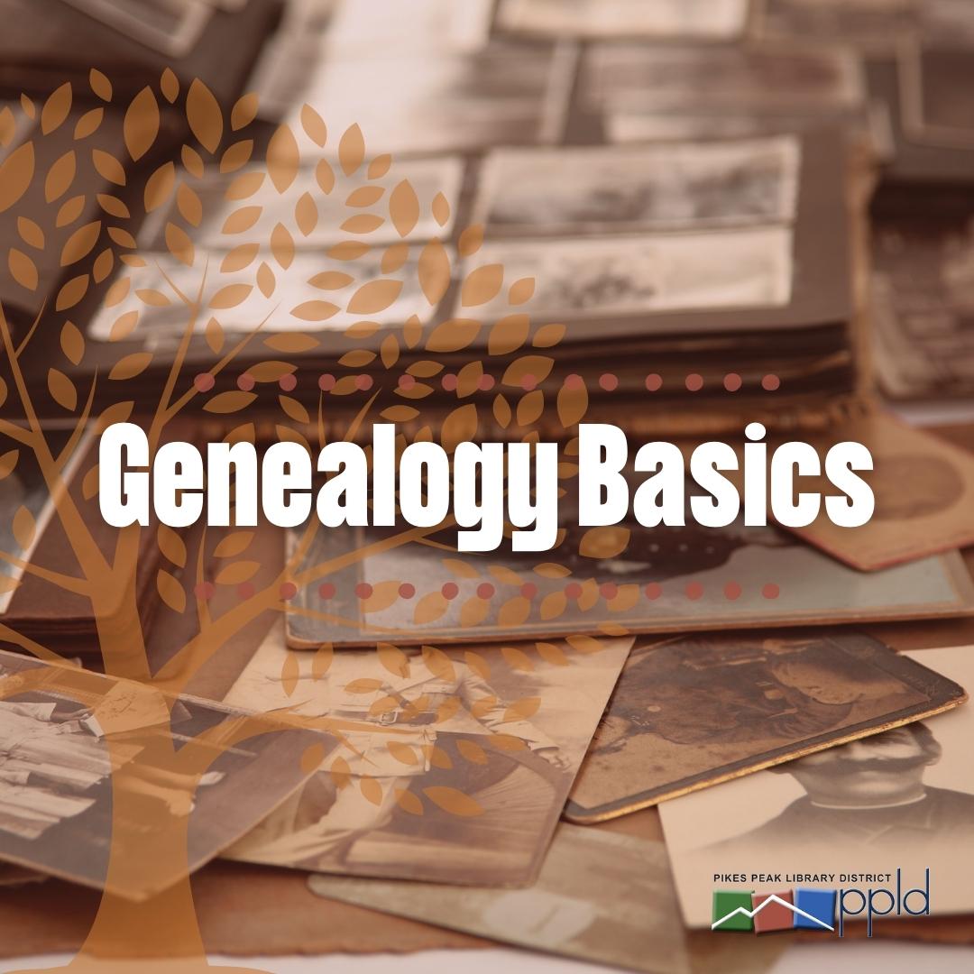 Genealogy Basics class graphic