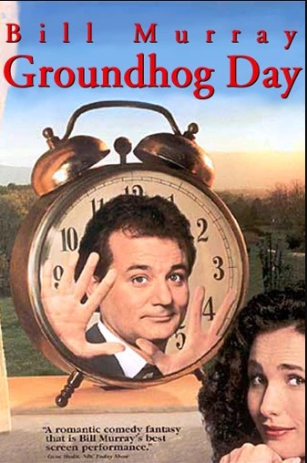 groundhog day, movie, comedy