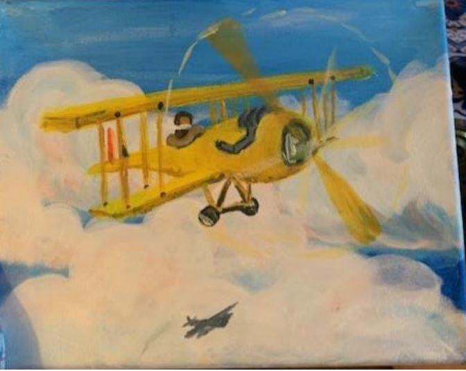 painting of Coleman plane