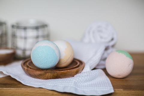 bath bomb, spa, homemade