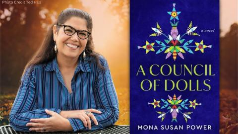 Book cover image and author Mona Susan Power