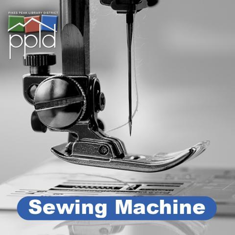 Image of a sewing machine. PPLD logo.