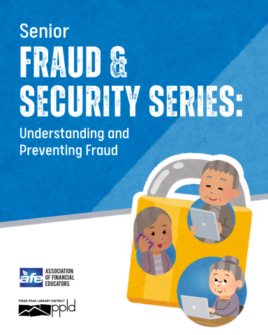 three older people on either a laptop, tablet, or cell phone inside a lock for security. turtle logo of siliver safe and secure