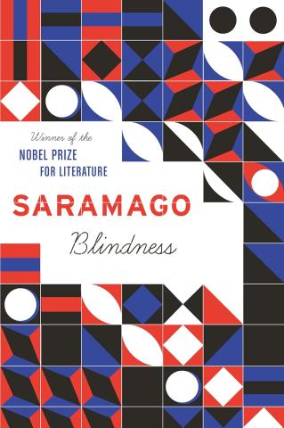 A picture of the cover of Blindness by Jose Saramago