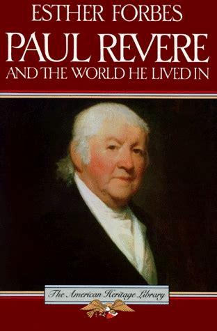 Cover of book 'Paul Revere and the World He Lived In.'