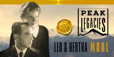 Image of Leo & Hertha with Pikes Peak in the background