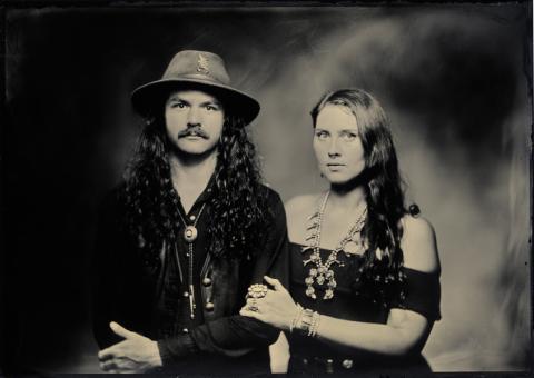 Black and white photo of the musicians of Roma Ransom