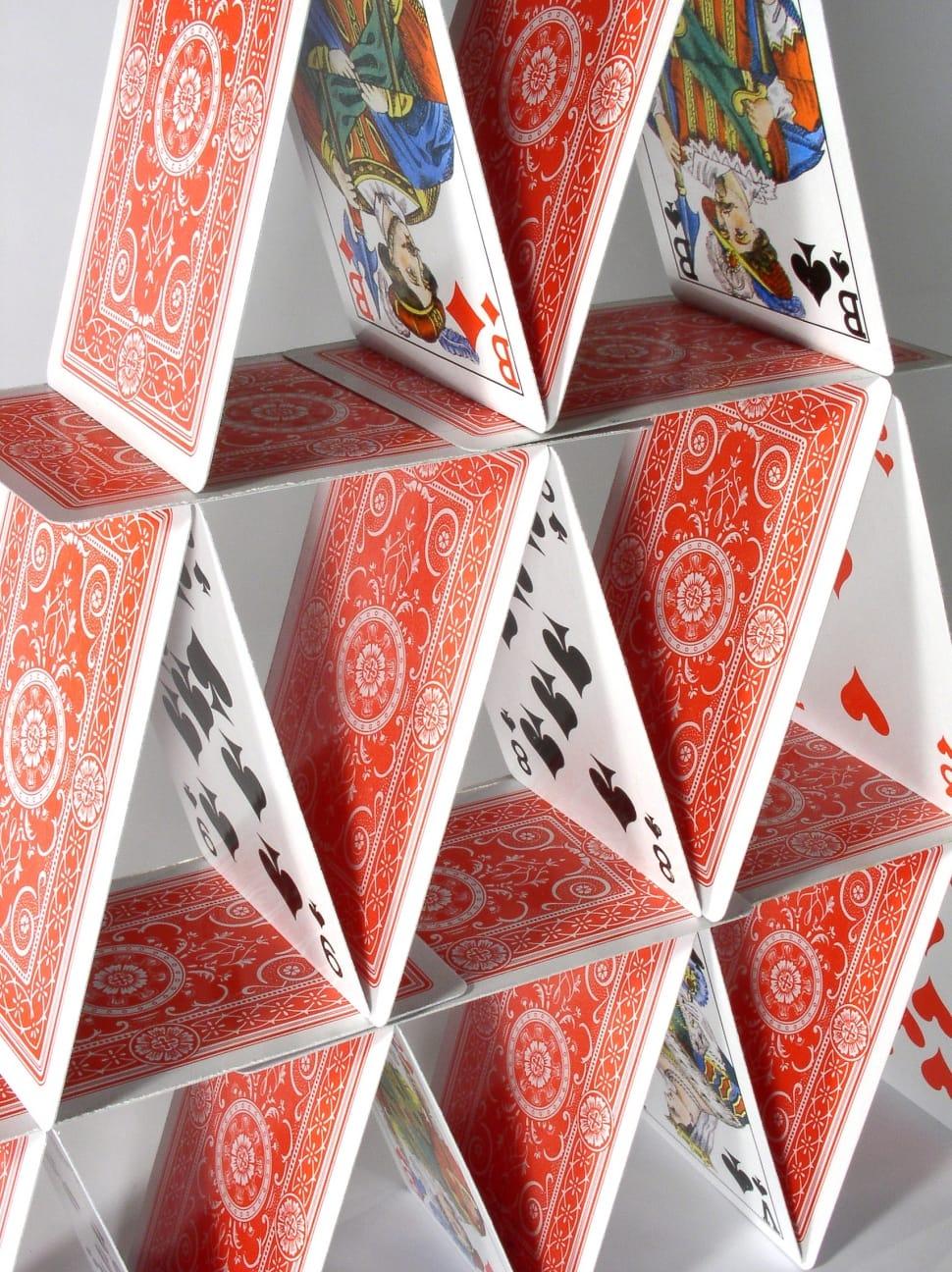 card, castle, playing cards