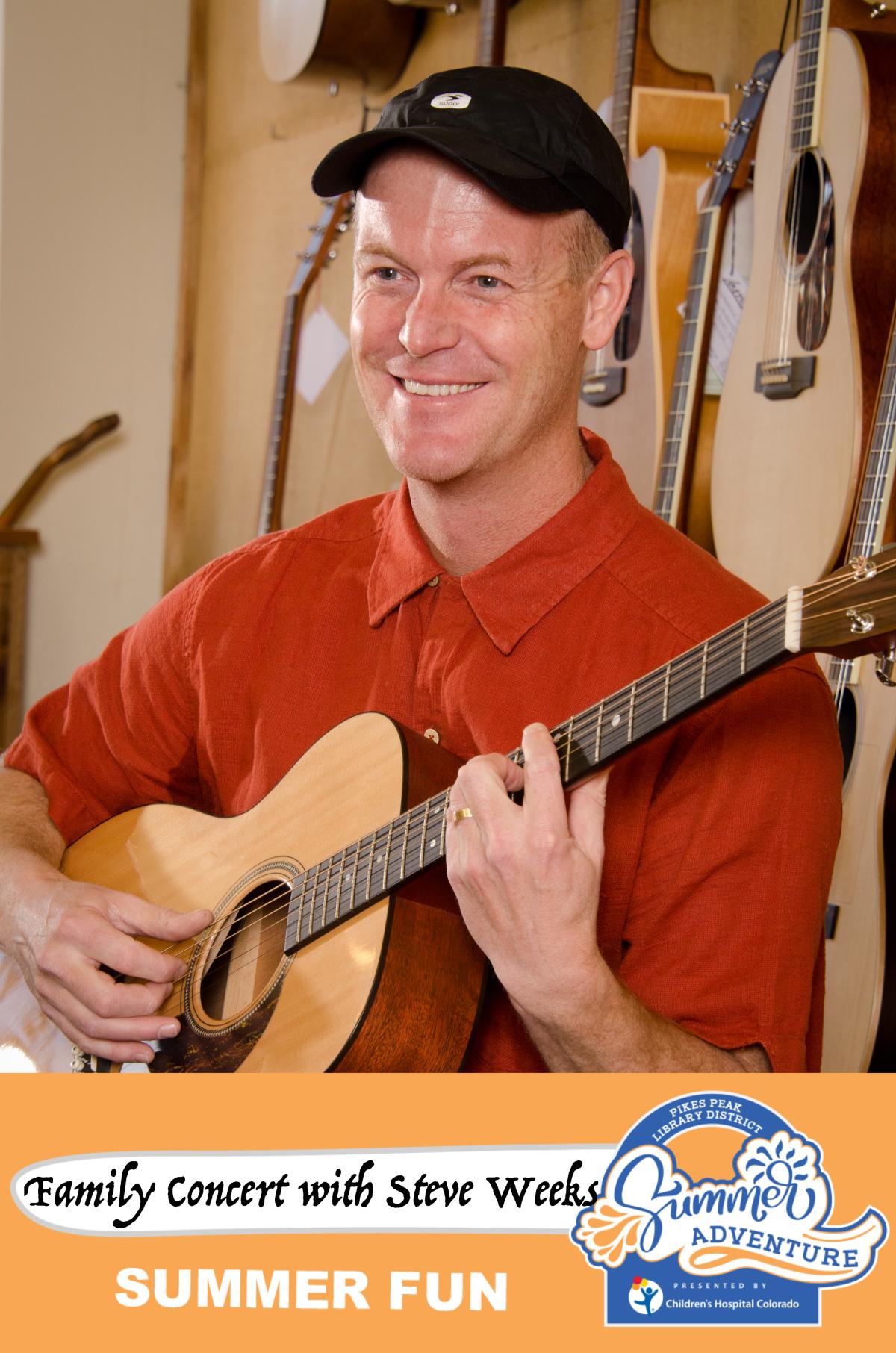 Steve Weeks and his guitar