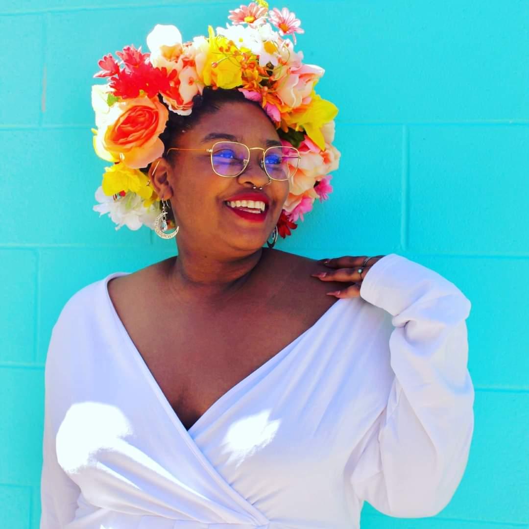 Ashley Cornelius picture with flower crown