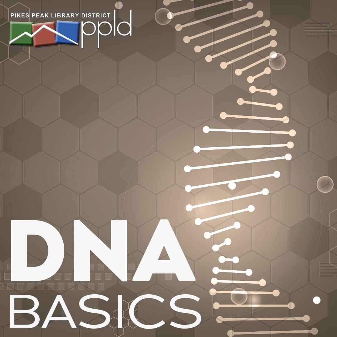 image of DNA strands with text "DNA Basics" and PPLD logo