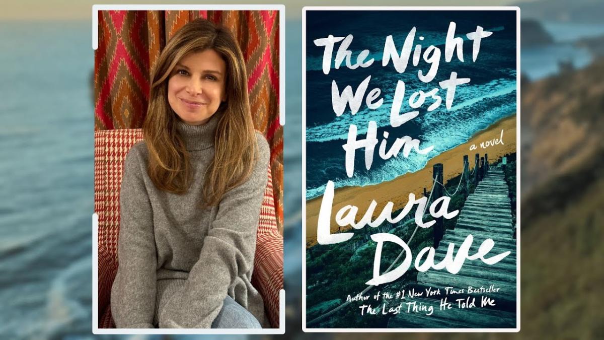 Author Laura Dave and book cover