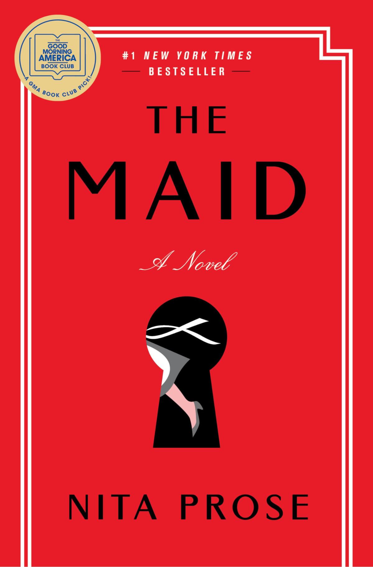 Book cover for "The Maid" by Nita Prose