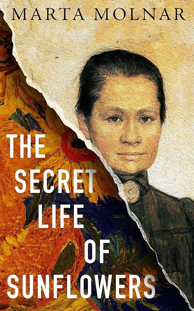Cover of book "The Secret Life of Sunflowers" by Marta Molnar.
