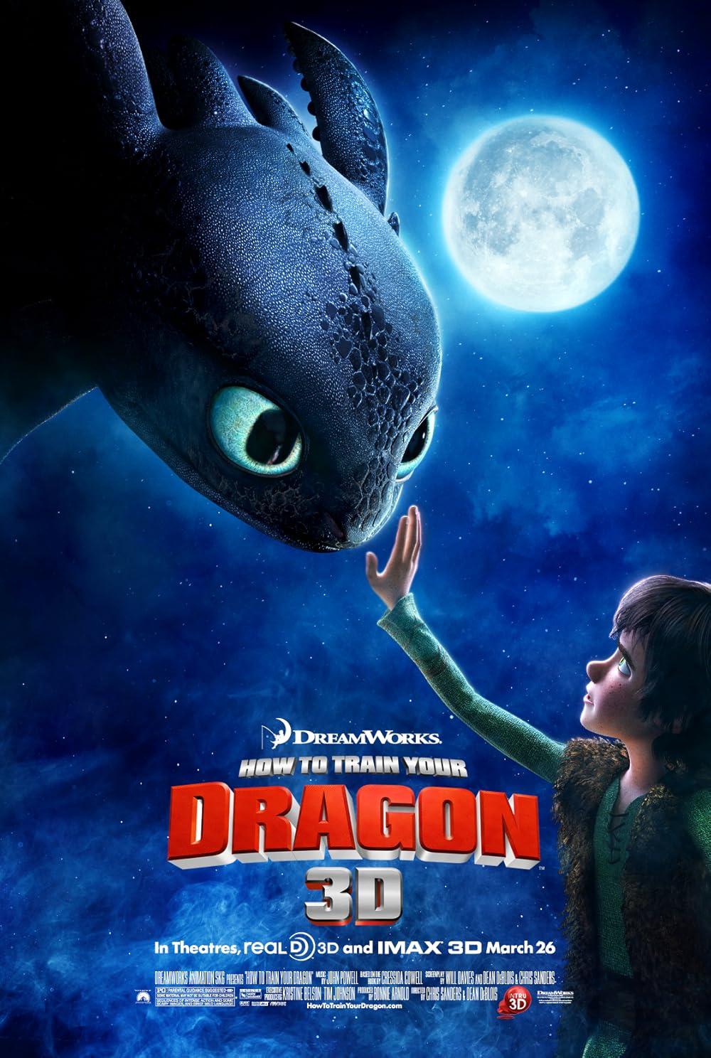 A picture of the How to Train Your Dragon poster