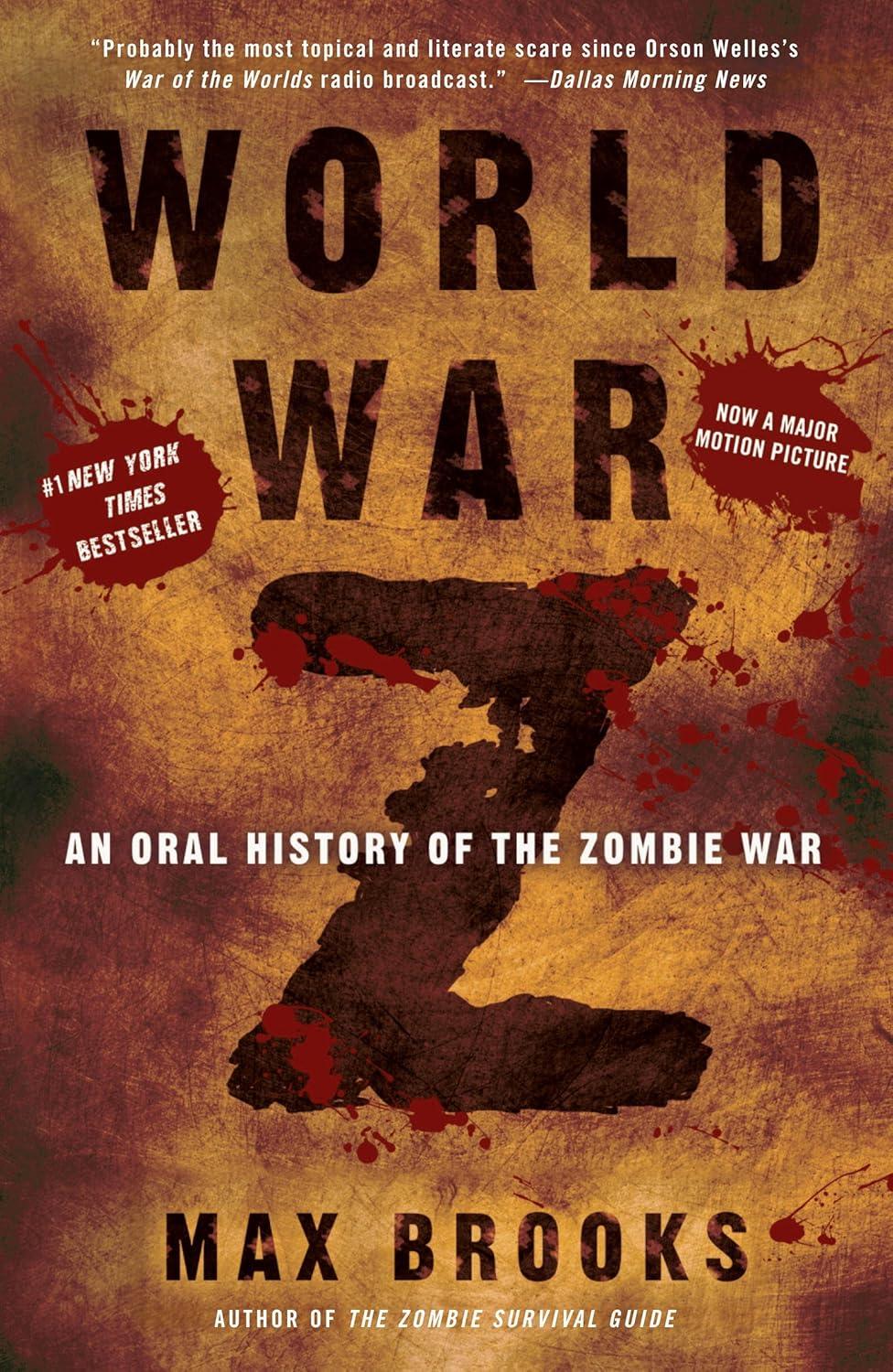 A picture of the cover of World War Z.