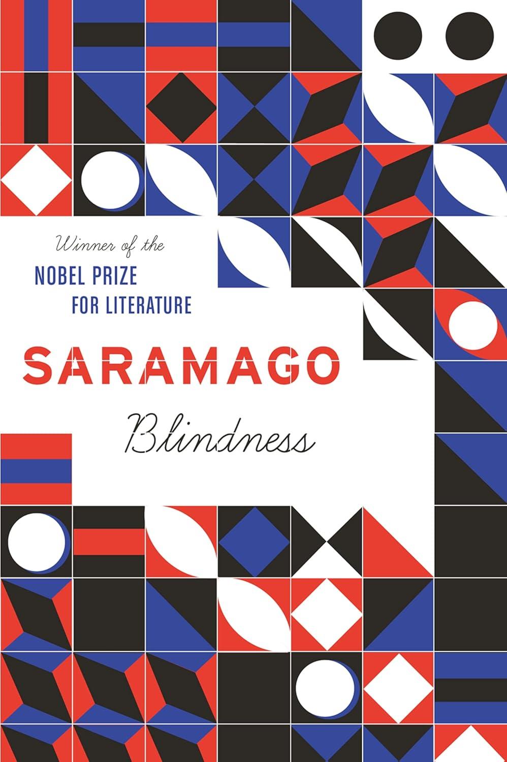 A picture of the cover of Blindness by Jose Saramago